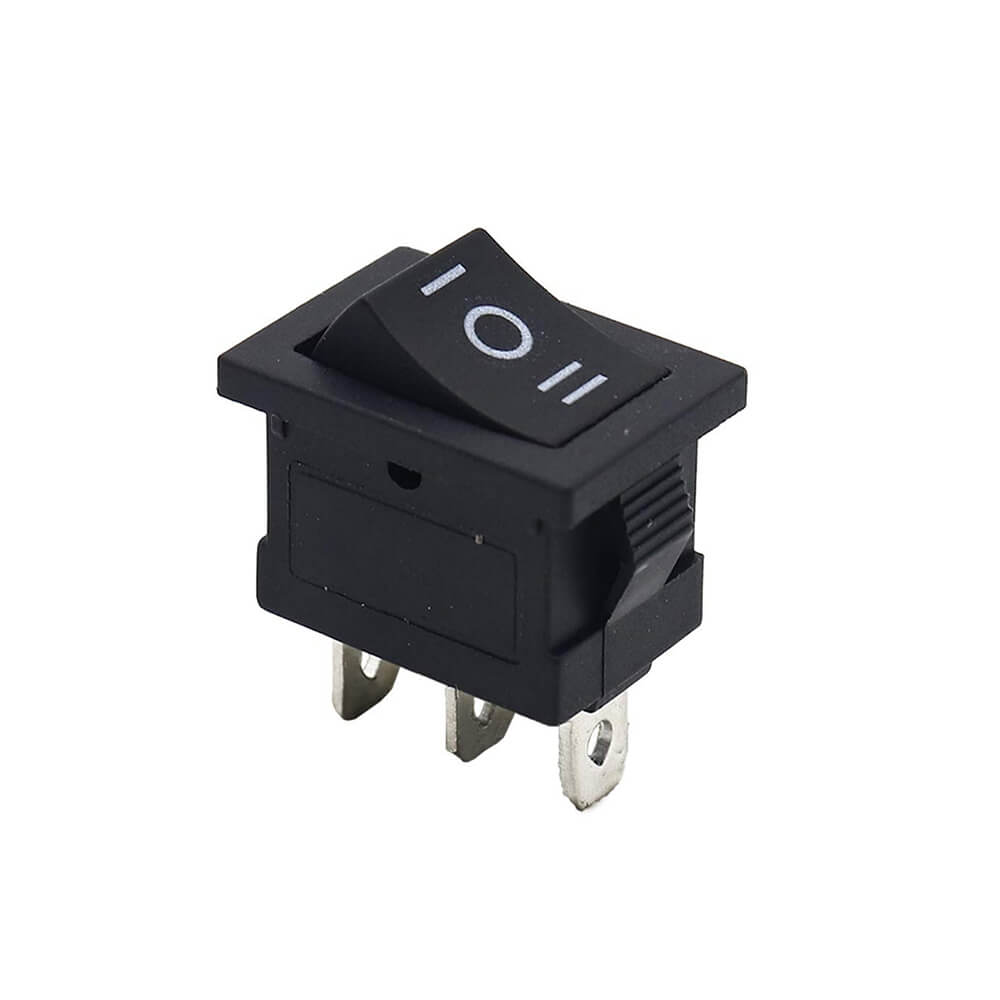 Spdt On/Off/On Mini Black 3 Pin Rocker Switch Ac 6A /250V 10A /125V