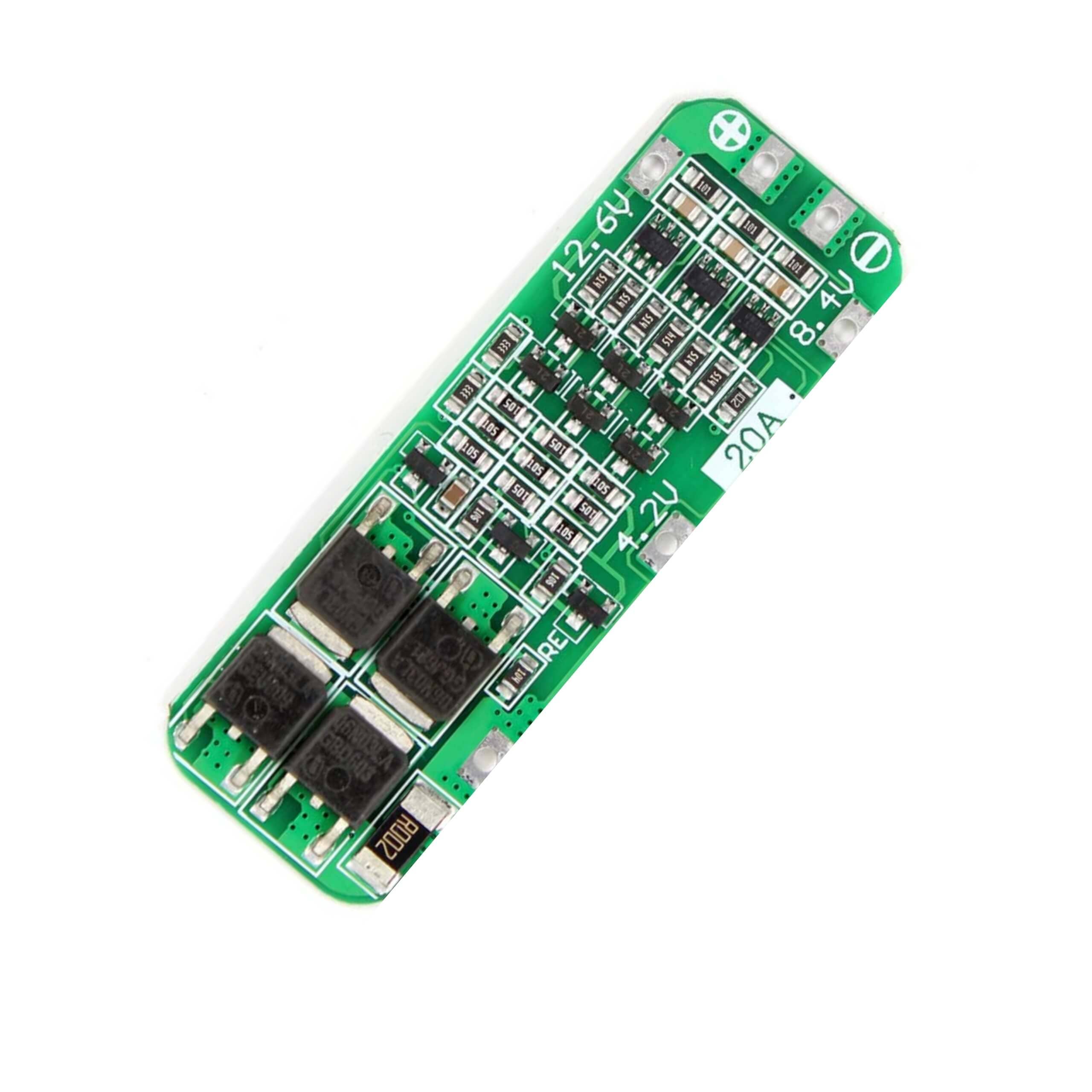 3S 20A Lithium Ion BMS – For 12.6V Battery