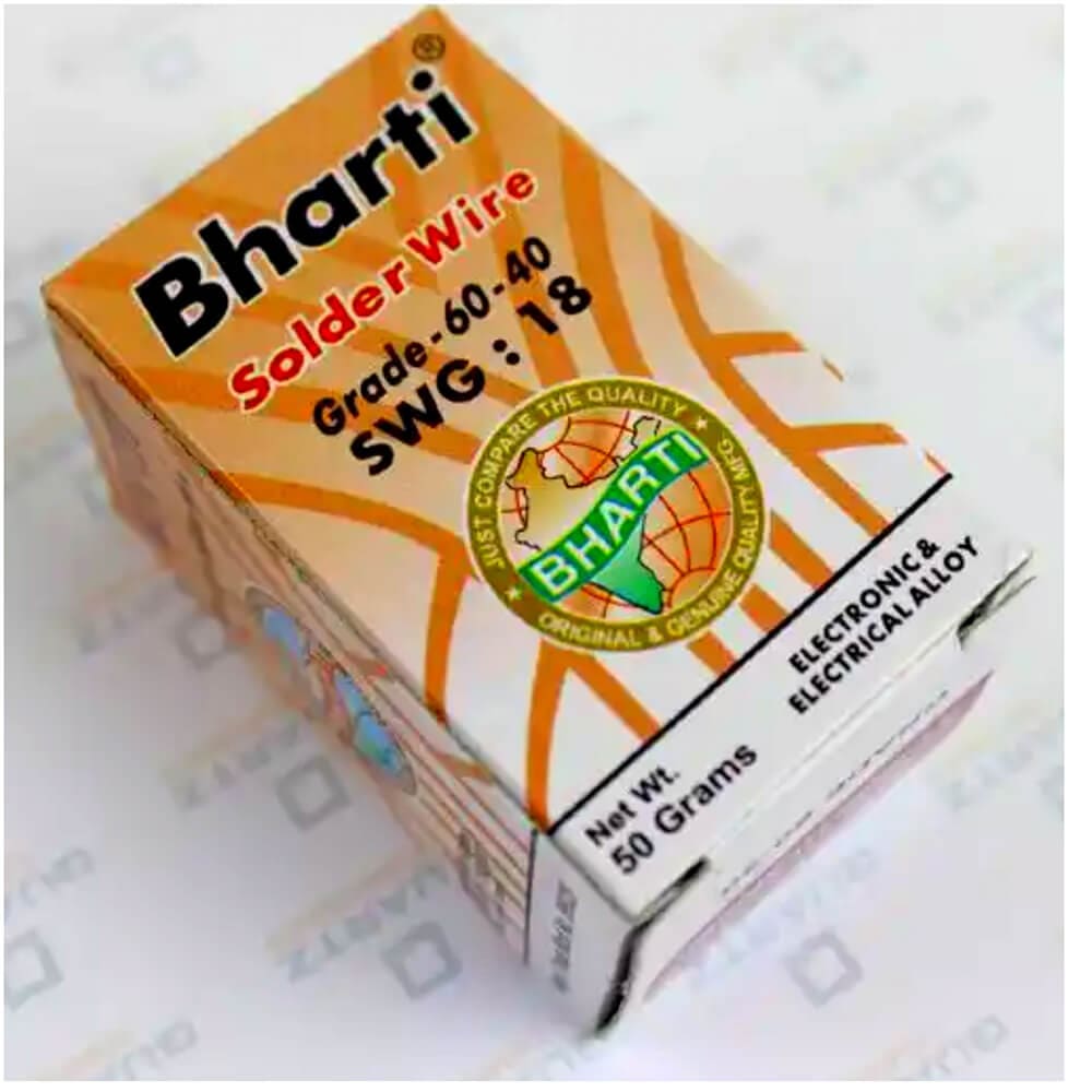 Bharti Flux Cored Solder Wire || SWG 18 (50  Gms)