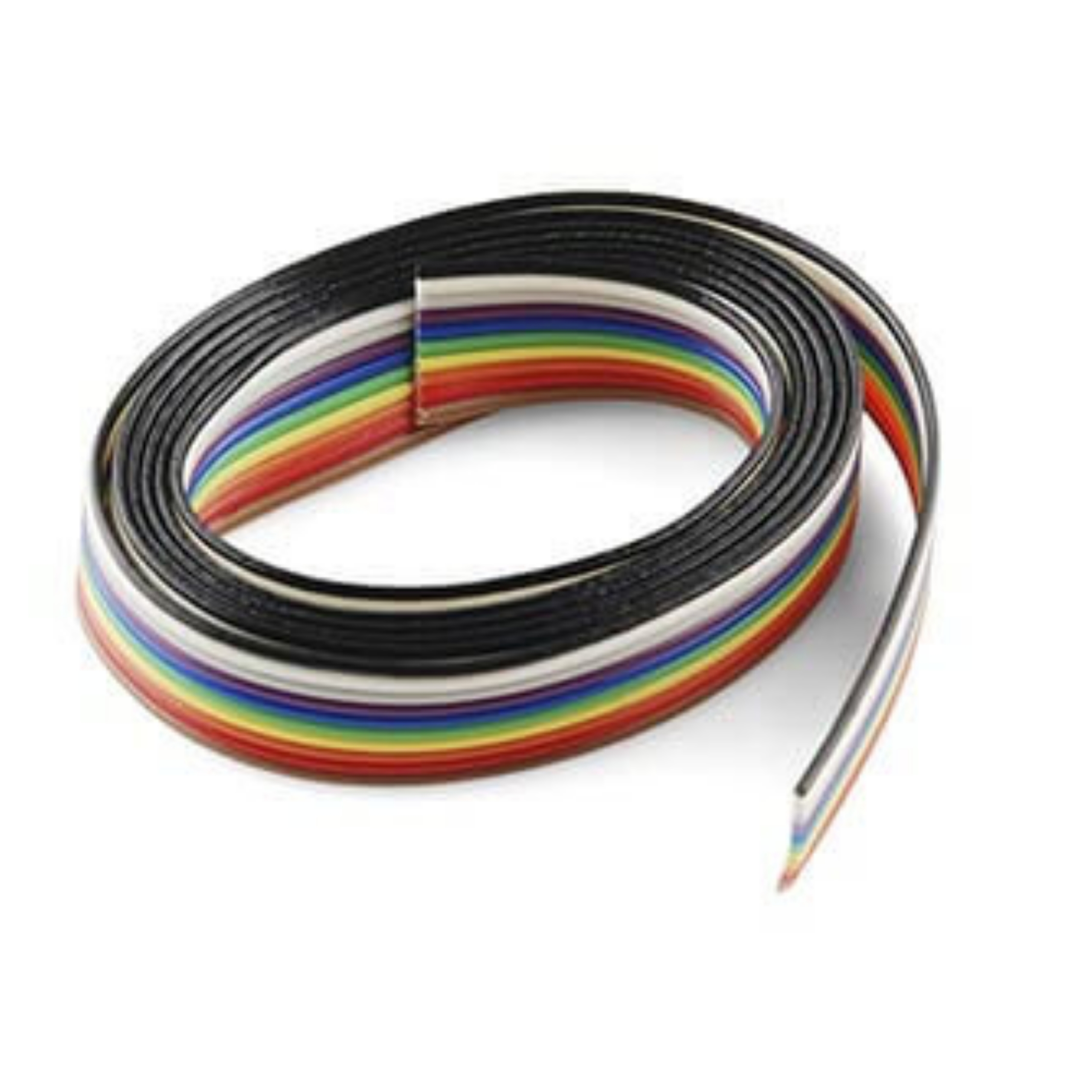 Multi- 10 coloured Ribbon Cable Wire (1 meters)