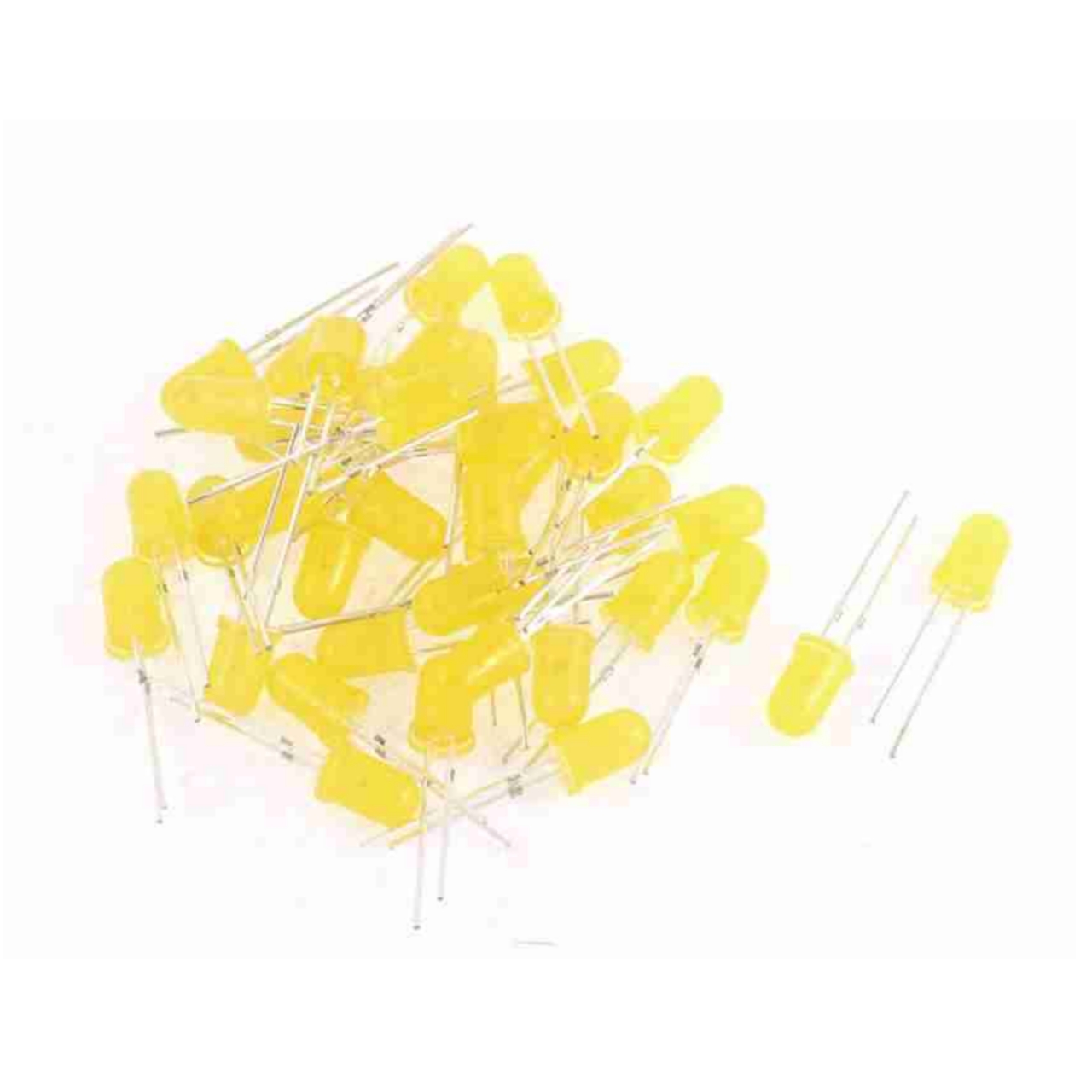 Yellow 50Pcs 5mm LED (Light Emitting Diode )