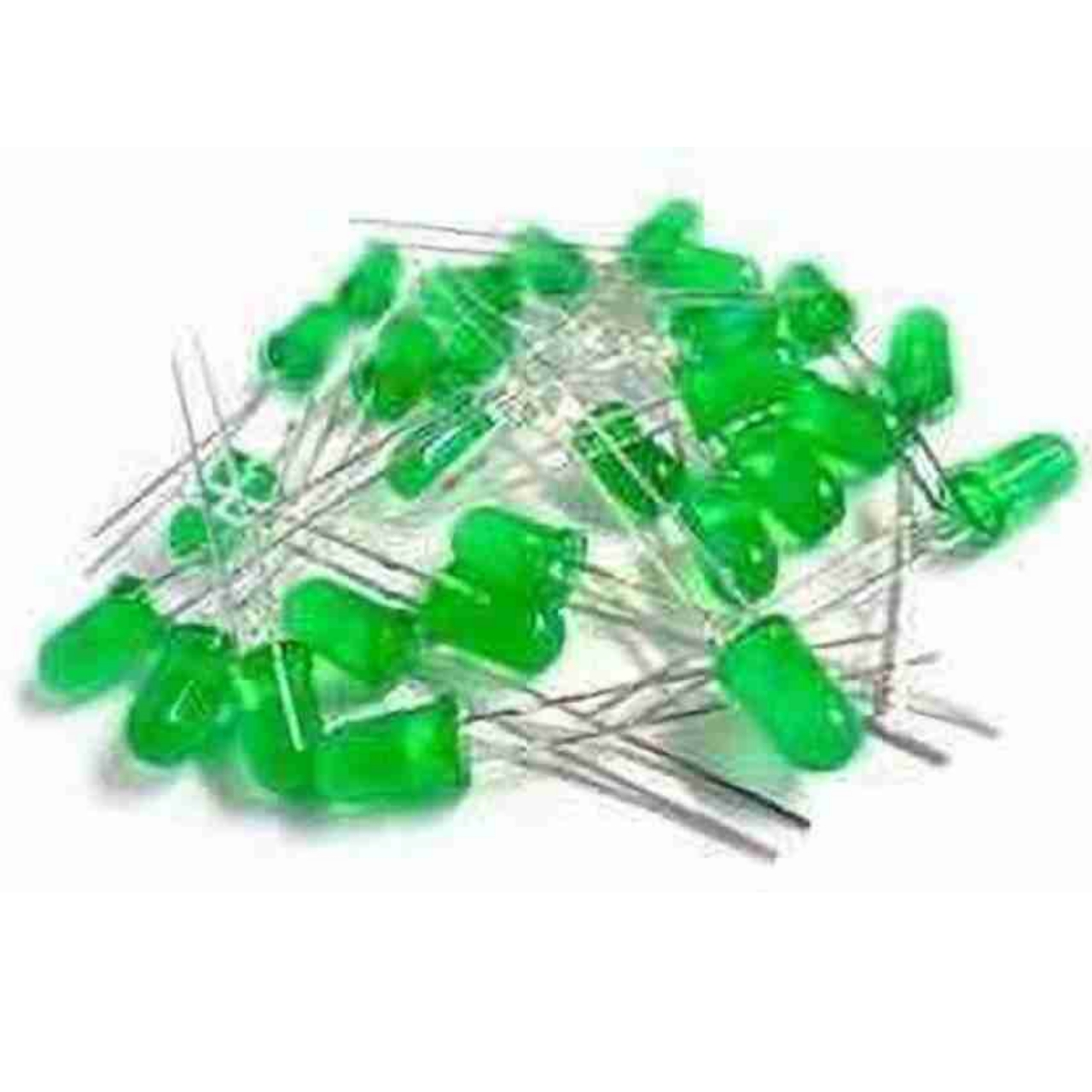 5MM Green LED Light Emitting Diodes (Pack of 50)