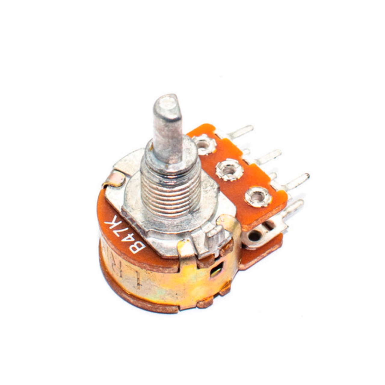 47k ohm Dual Gang Rotary Potentiometer - 6 Pin D Type Shaft