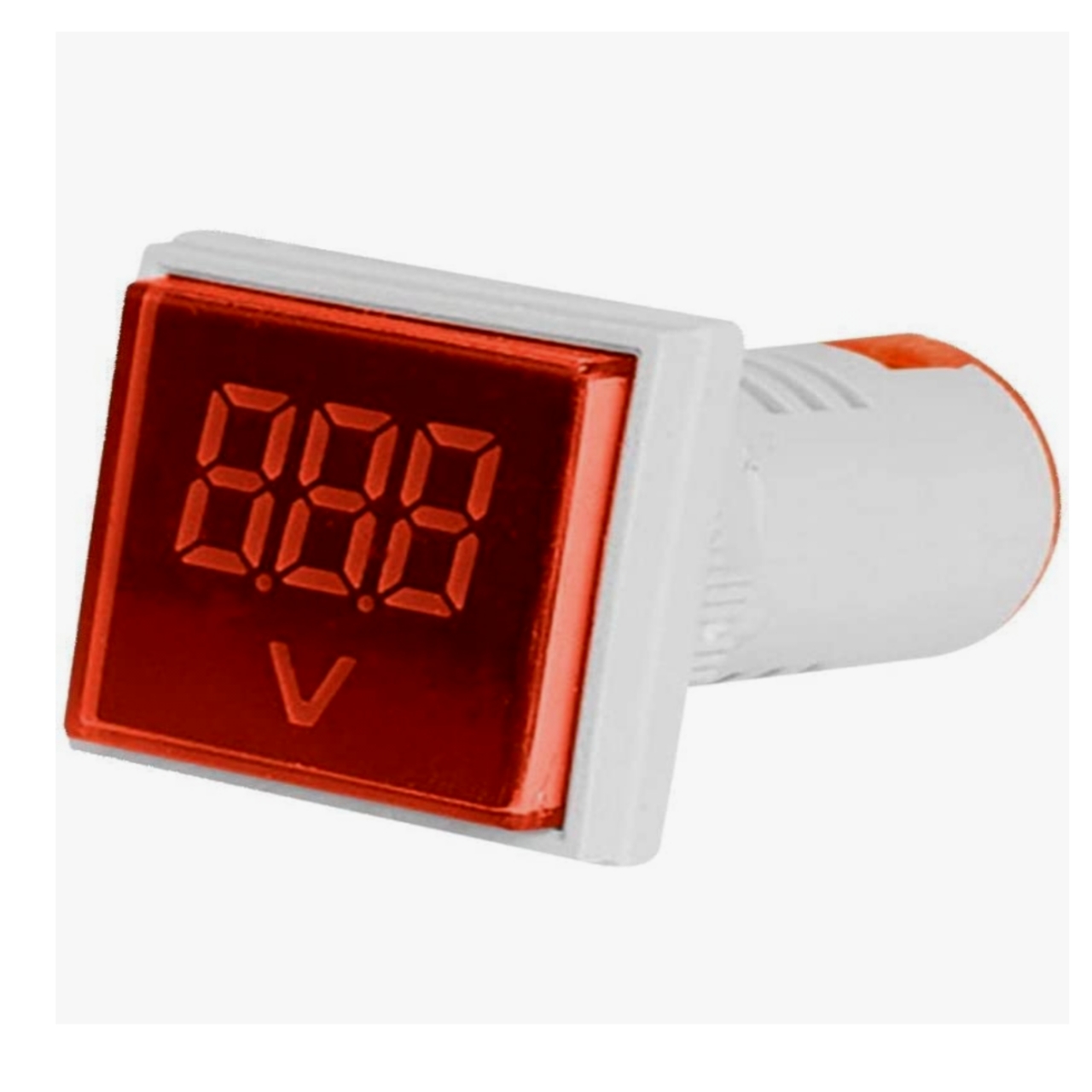 Direct AC 60-500V Digital Voltmeter LED Indicator Lamp Square Signal Light (RED)