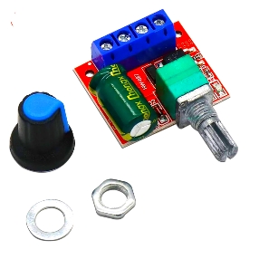 Mini 5A 90W Voltage Regulator PWM 12V DC Motor Speed Controller Regulator 